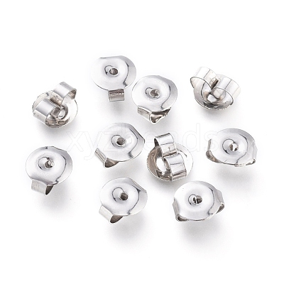 Non-Tarnish 304 Stainless Steel Ear Nuts X-STAS-E019-2B-1