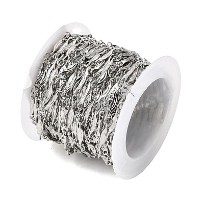 304 Stainless Steel Bar Link Chains CHS-K026-01C-P-1