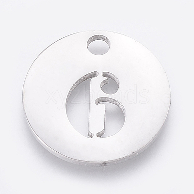 Non-Tarnish 304 Stainless Steel Pendants STAS-F233-06-P-1