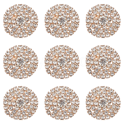 12Pcs Alloy Rhinestone Cabochons FIND-PH0026-39KCG-1