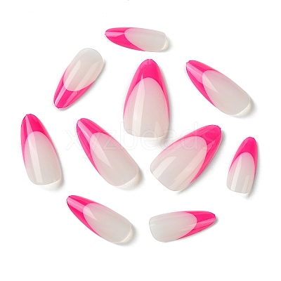ABS Plastic Full Cover Press On False Nails DIY-CJC0006-12B-1
