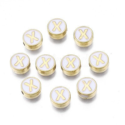 Alloy Enamel Beads ENAM-N052-006-01X-RS-1