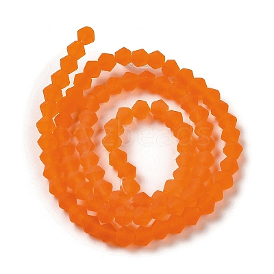 Imitate Austrian Crystal Frosted Glass Beads Strands LS-EGLA-A039-T6mm-MD11-1