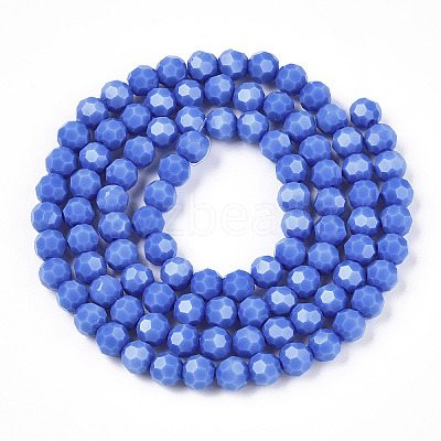 Opaque Glass Beads Stands EGLA-A035-P6mm-D07-1