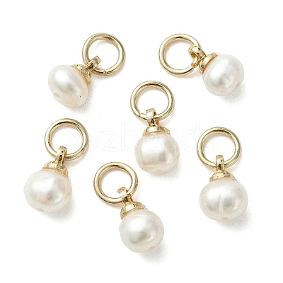 Natural Cultured Freshwater Pearl Pendants PALLOY-JF05298-02-1
