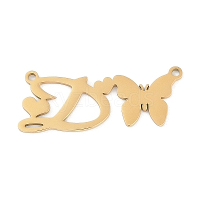 304 Stainless Steel Pendants STAS-L279-002G-D-1