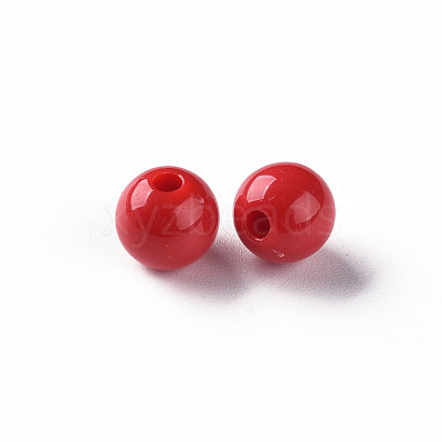 Opaque Acrylic Beads MACR-S370-C8mm-A14-1