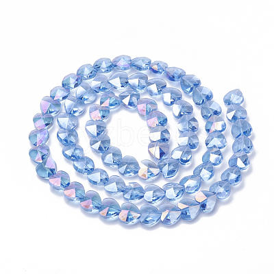 Electroplate Glass Beads EGLA-Q091-14mm-A11-1