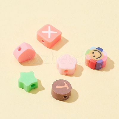 Handmade Polymer Clay Beads CLAY-FS0001-19-1