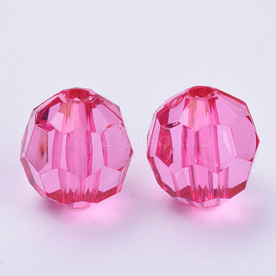 Transparent Acrylic Beads TACR-Q257-10mm-V08-1