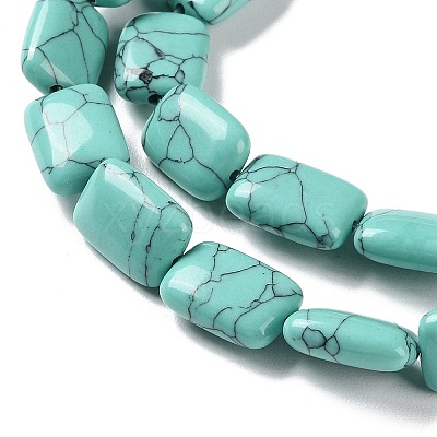Synthetic Turquoise Beads Strands G-K357-D17-01-1