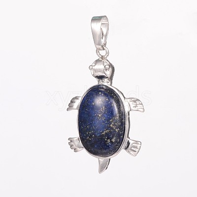 Tortoise Gemstone Pendants G-D648-M-RS-1