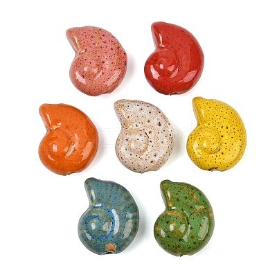 Vintage Handmade Porcelain Beads PR-CBA13CB-04-1