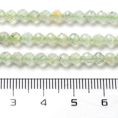 Natural Prehnite Beads Strands LS-G-G161-A13-03-1