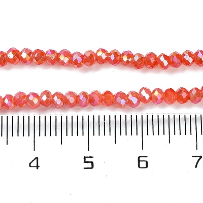 Baking Electroplate Glass Beads Strands DGLA-A039-J4mm-BM-1
