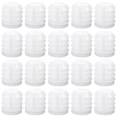 100Pcs PP Plastic Nuts FIND-CP0003-31-1