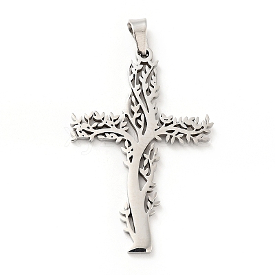 Non-Tarnish 201 Stainless Steel Pendants X-STAS-E015-13P-1