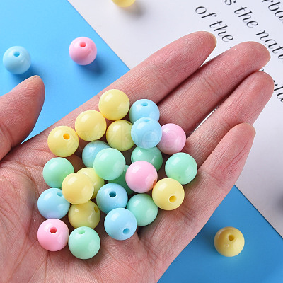 Opaque Acrylic Beads MACR-S370-C12mm-M1-1