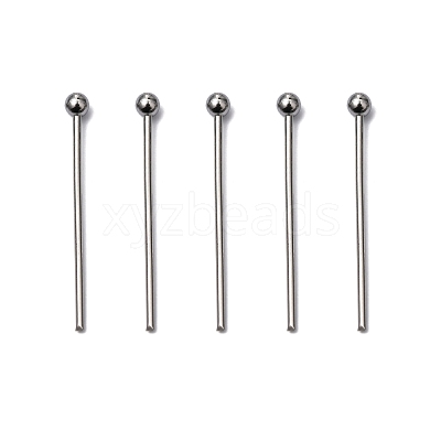 Tarnish Resistant 304 Stainless Steel Ball Head pins STAS-M010-20mm-01-1