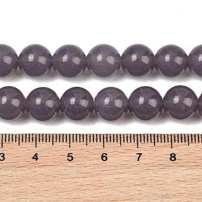 Natural Dyed White Jade Beads Strands GG-CBAEB22-B01-10mm-03-1