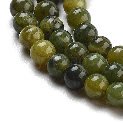 Natural Canada Jade Beads Strands G-NH0029-02B-1