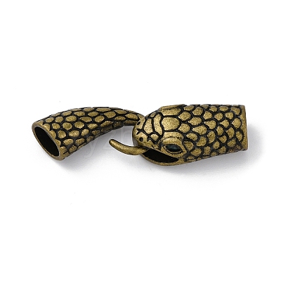 Brass Interlocking Clasps KK-D360-06AB-1
