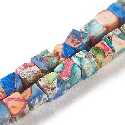 Natural Imperial Jasper Beads Strands G-I248-02-1