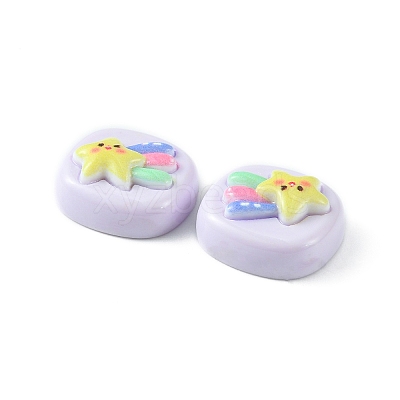 Opaque Cute Cartoon Resin Cabochons LS-CRES-O006-06H-1