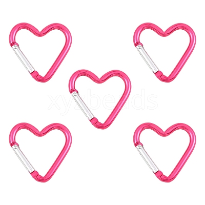 5Pcs Zinc Alloy Spring Gate Rings FIND-YW0010-59H-1