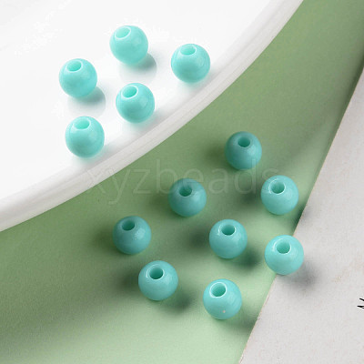 Opaque Acrylic Beads MACR-S370-C6mm-SS2107-1