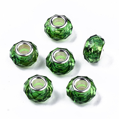 Transparent Resin European Beads RPDL-T003-003-B05-1