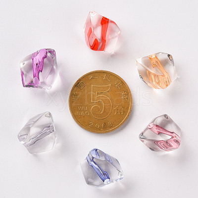 Transparent Acrylic Beads X-TACR-S154-04A-1