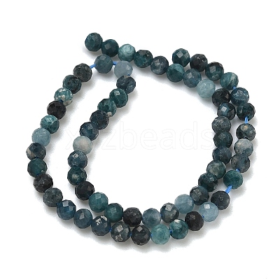Natural Blue Tourmaline Beads Strands G-B168-A06-3mm-1