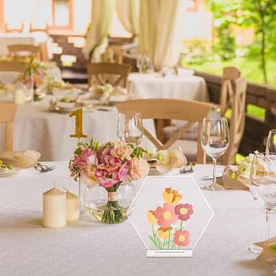 Acrylic Table Sign Holders DIY-WH0374-22-1