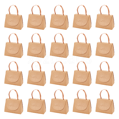 Foldable Kraft Paper Candy Gift Box LS-CON-WH0094-24B-1