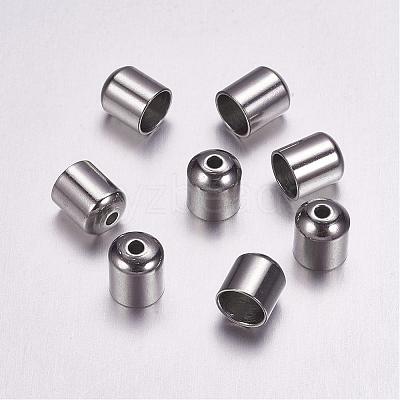 Tarnish Resistant 316 Surgical Stainless Steel Cord Ends STAS-F117-55P-5mm-1