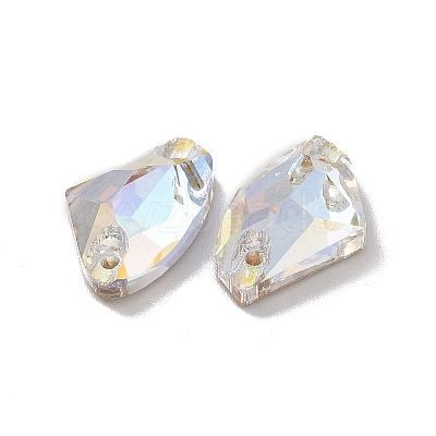 Axe Shape Sew on Rhinestone RGLA-C001-01B-001LA-1