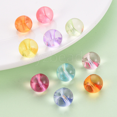 1-Hole Transparent Acrylic Buttons X-TACR-S154-50B-1