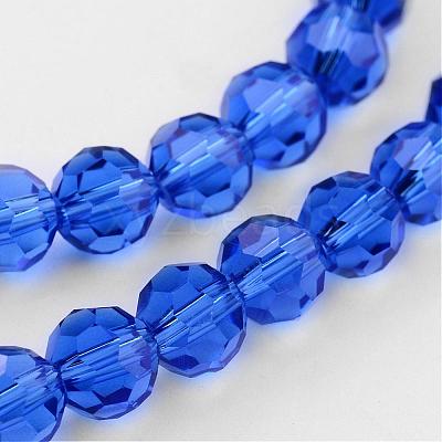 Transparent Glass Bead Strands GLAA-G013-6mm-26-1