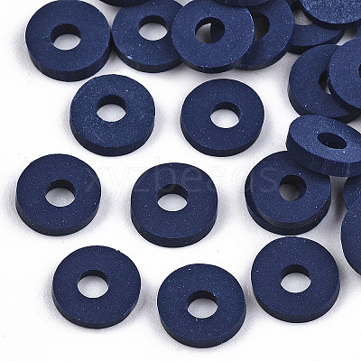 Handmade Polymer Clay Beads X-CLAY-Q251-6.0mm-47-1