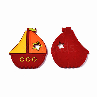 Food Grade Eco-Friendly Silicone Focal Beads SIL-N002-15E-1