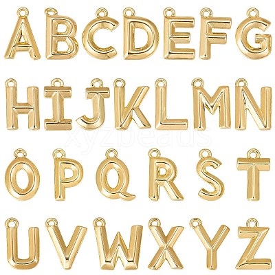26Pcs 26 Styles Brass Pendants KK-SZ0003-65-1