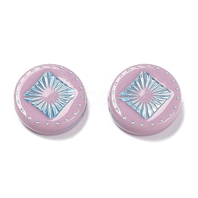Opaque Acrylic Beads LS-OACR-G016-07H-1