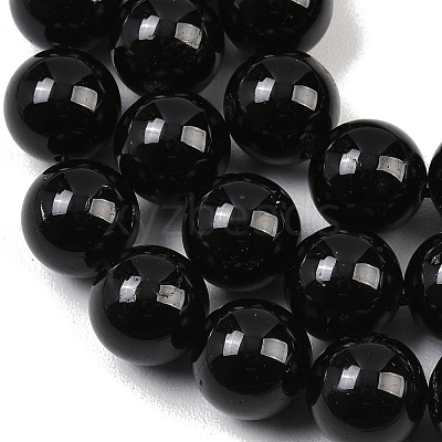 Natural Tourmaline Bead Strands G-H1603-12mm-1