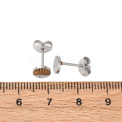 304 Stainless Steel Stud Earring Findings STAS-H436-21P-04-1