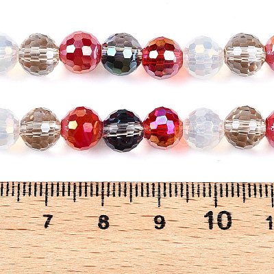 Electroplate Glass Bead Strands GLAA-Z006-01J-1