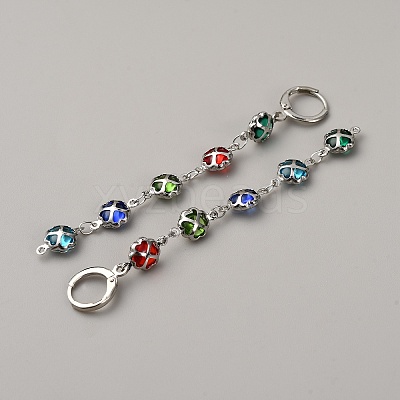 Brass Leverback Earrings EJEW-WH0004-209P-1