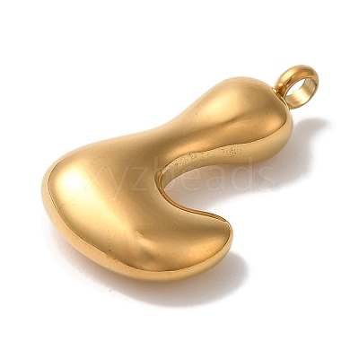Ion Plating(IP) 304 Stainless Steel Pendants STAS-M017-08G-12-1