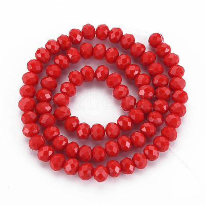 Opaque Solid Color Glass Beads Strands EGLA-A034-P3mm-D22-1