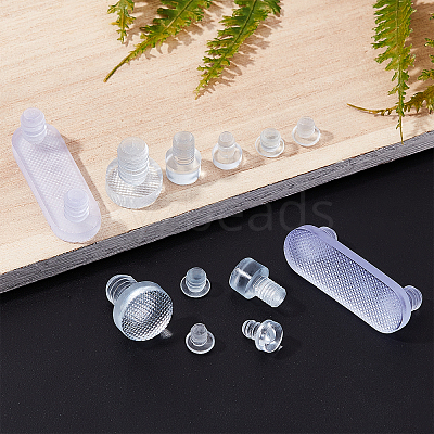 300Pcs 6 Styles Rubber Cabinet Bumper Anti Collision Pad DJEW-CA0001-08-1